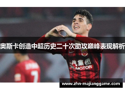 奥斯卡创造中超历史二十次助攻巅峰表现解析